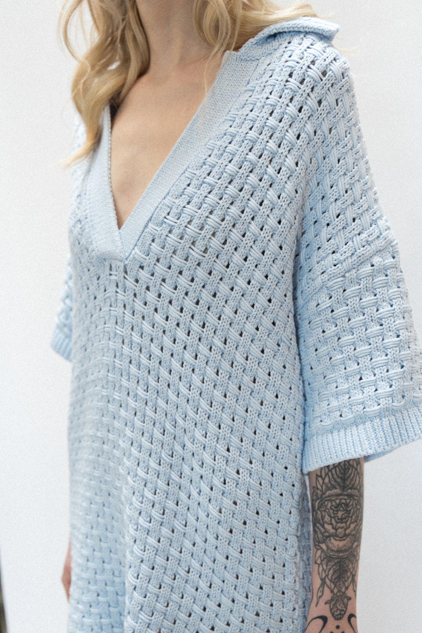 OSPlanet knit polo dress