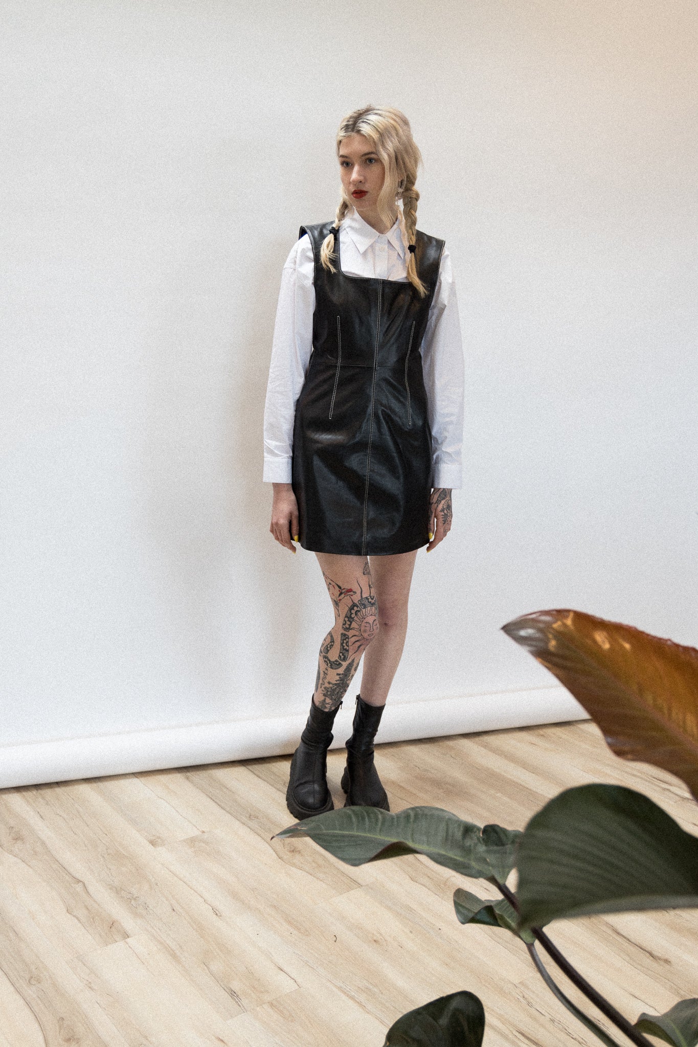 OSRains leather dress